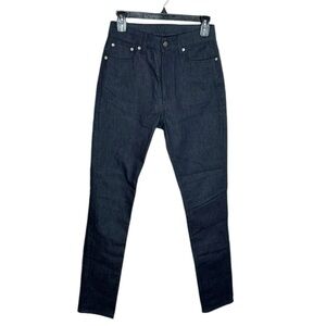 New Oak New York High rise dark wash straight slim jeans Size 28